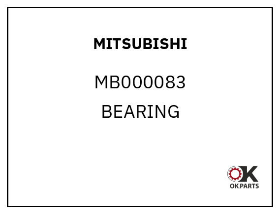 MITSUBISHI MB000083 BEARING