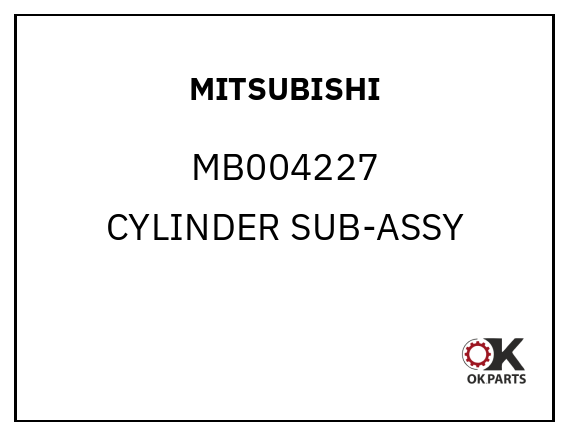 MITSUBISHI MB004227 CYLINDER SUB-ASSY