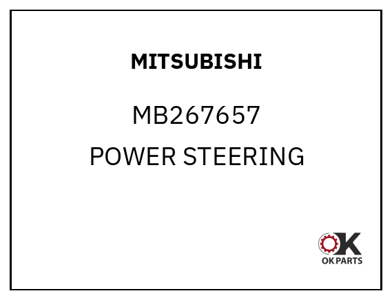 MITSUBISHI MB267657 POWER STEERING