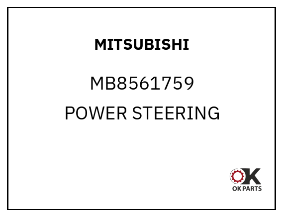MITSUBISHI MB8561759 POWER STEERING