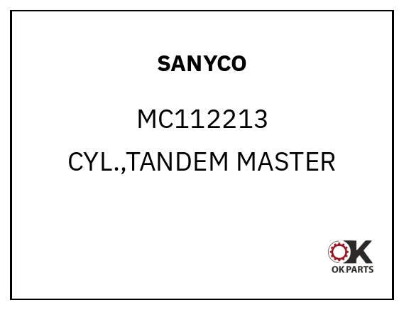 SANYCO MC112213 CYL.,TANDEM MASTER