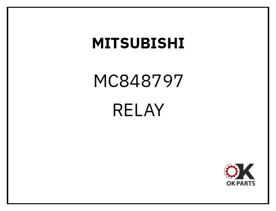 MITSUBISHI MC848797 RELAY