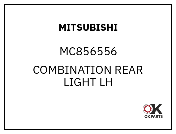 MITSUBISHI MC856556 COMBINATION REAR LIGHT LH