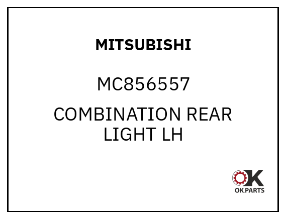 MITSUBISHI MC856557 COMBINATION REAR LIGHT LH