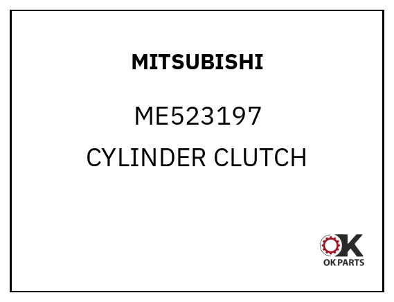 MITSUBISHI ME523197 CYLINDER CLUTCH