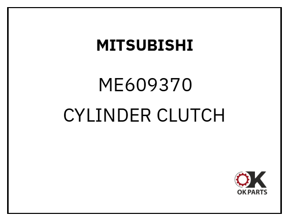 MITSUBISHI ME609370 CYLINDER CLUTCH