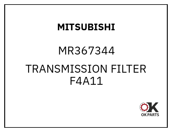 MITSUBISHI MR367344 TRANSMISSION FILTER F4A11