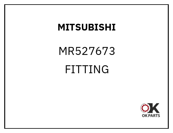 MITSUBISHI MR527673 FITTING