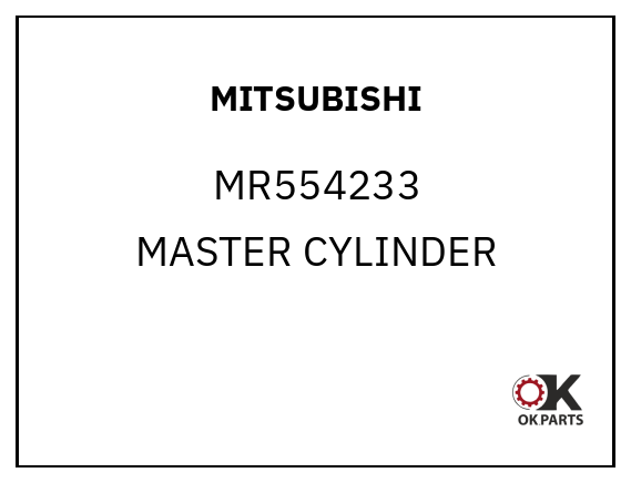 MITSUBISHI MR554233 MASTER CYLINDER