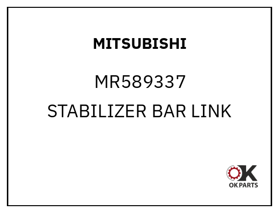 MITSUBISHI MR589337 STABILIZER BAR LINK