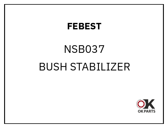 FEBEST NSB037 BUSH STABILIZER
