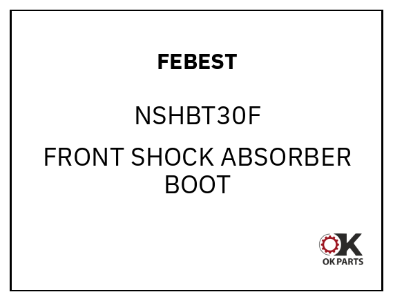 FEBEST NSHBT30F FRONT SHOCK ABSORBER BOOT
