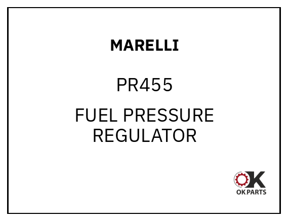 MARELLI PR455 FUEL PRESSURE REGULATOR