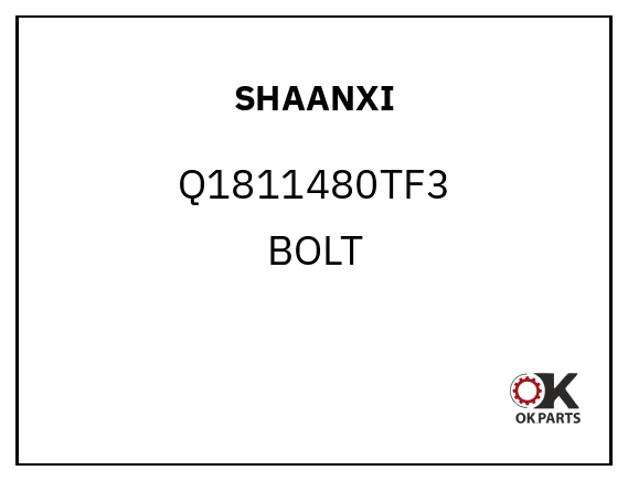 SHAANXI Q1811480TF3 BOLT
