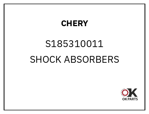 CHERY S185310011 SHOCK ABSORBERS