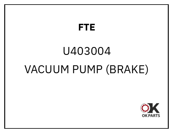 FTE U403004 VACUUM PUMP (BRAKE)