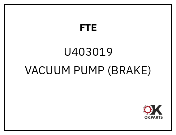 FTE U403019 VACUUM PUMP (BRAKE)