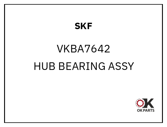 SKF VKBA7642 HUB BEARING ASSY