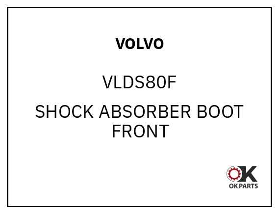 VOLVO VLDS80F SHOCK ABSORBER BOOT FRONT