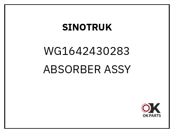 SINOTRUK WG1642430283 ABSORBER ASSY
