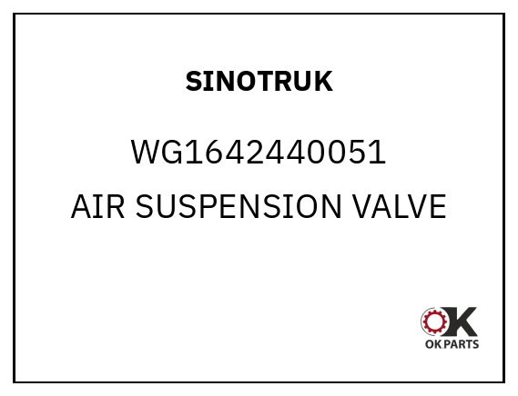 SINOTRUK WG1642440051 AIR SUSPENSION VALVE