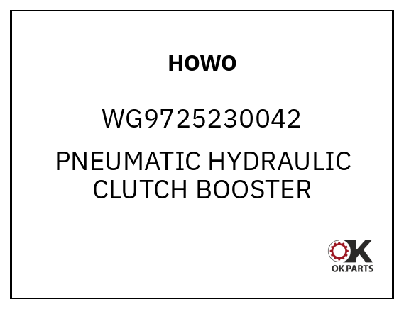 HOWO WG9725230042 PNEUMATIC HYDRAULIC CLUTCH BOOSTER