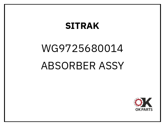 SITRAK WG9725680014 ABSORBER ASSY