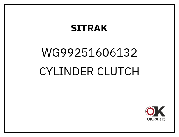 SITRAK WG99251606132 CYLINDER CLUTCH