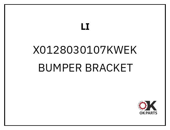 LI X0128030107KWEK BUMPER BRACKET