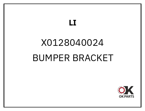 LI X0128040024 BUMPER BRACKET