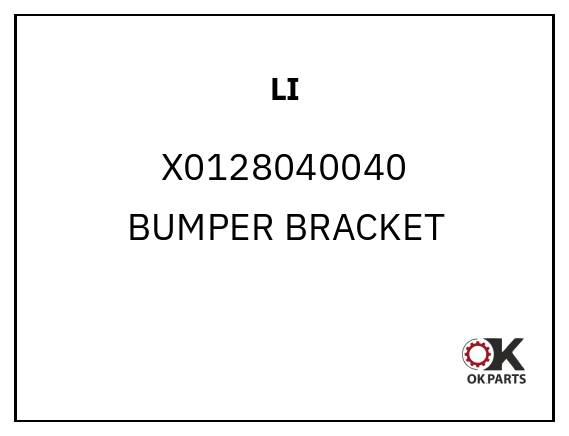 LI X0128040040 BUMPER BRACKET