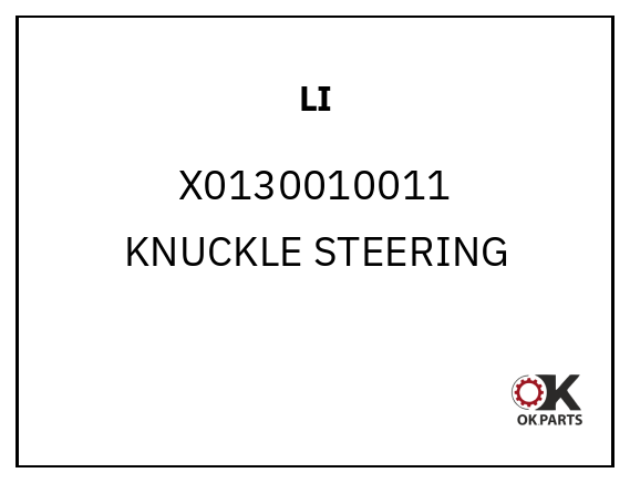 LI X0130010011 KNUCKLE STEERING