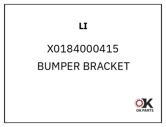 LI X0184000415 BUMPER BRACKET
