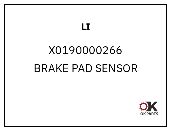 LI X0190000266 BRAKE PAD SENSOR