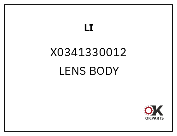 LI X0341330012 LENS BODY