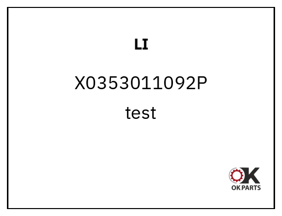 LI X0353011092P 