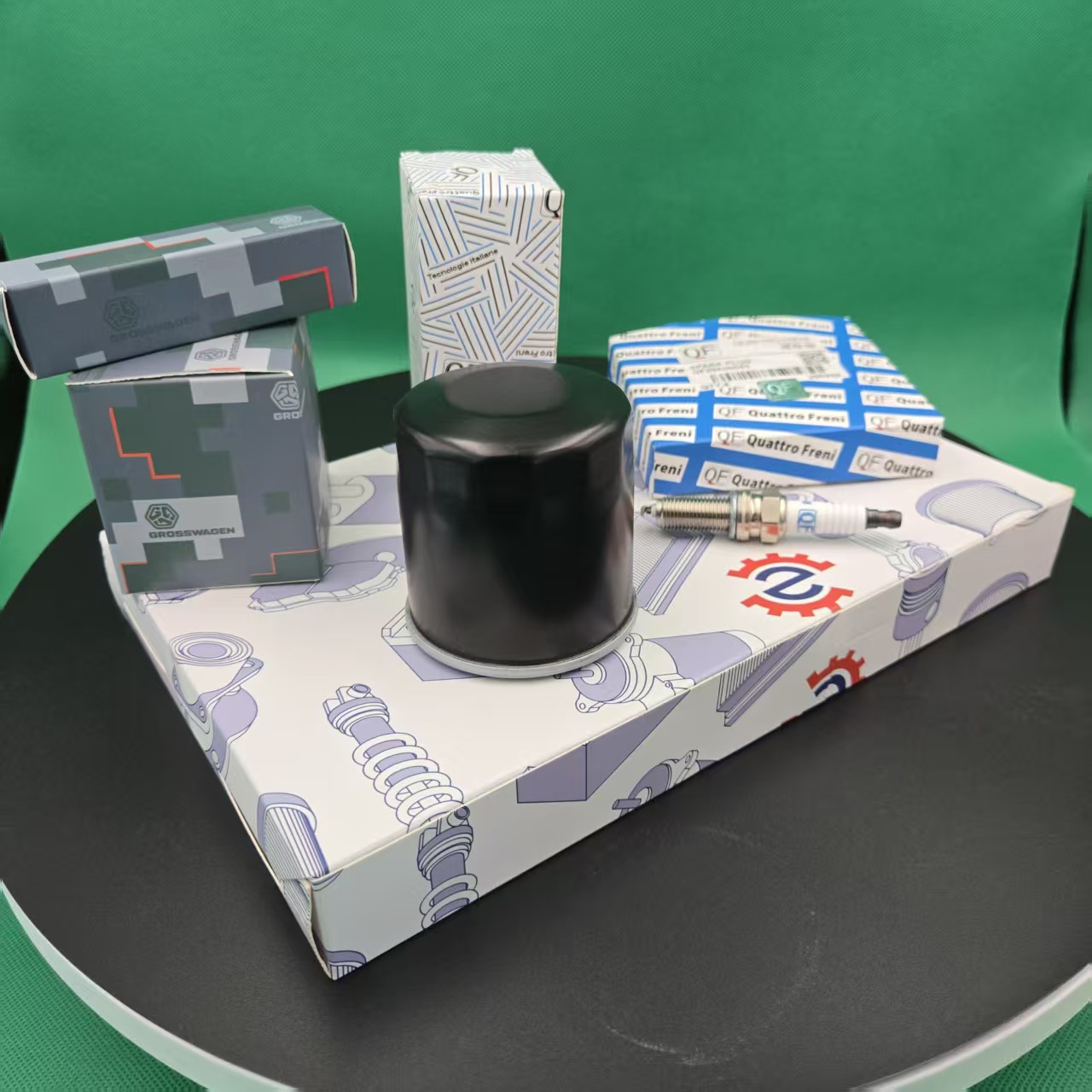 QUATTROFRENI branded packaging and labeling process